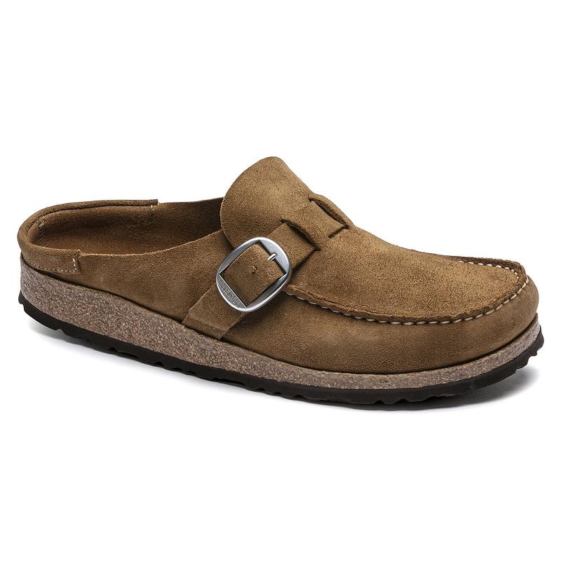 Birkenstock Buckley Ruskind Læder Træsko Dame Brune | DK 291ILH